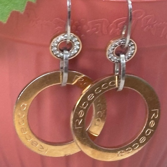 Glamorous Rebecca Rose Gold Earrings! - Picture 7 of 11